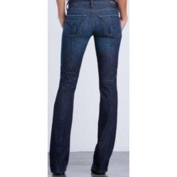 Citizens of Humanity Blue Dark Wash Kelly Stretch Low Rise Bootcut Jeans Sz 30 - Picture 5 of 9